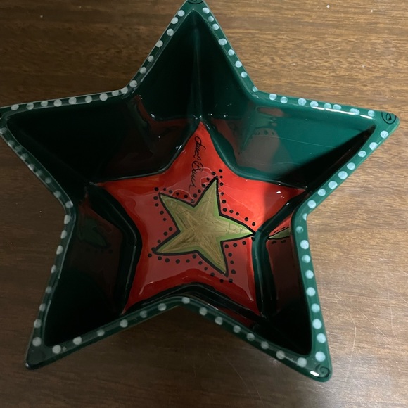 Ganz Bella Casa Crescent Moon Serving Bowl & Star Bowl, Chips, Dip, Appetizers - Picture 4 of 10